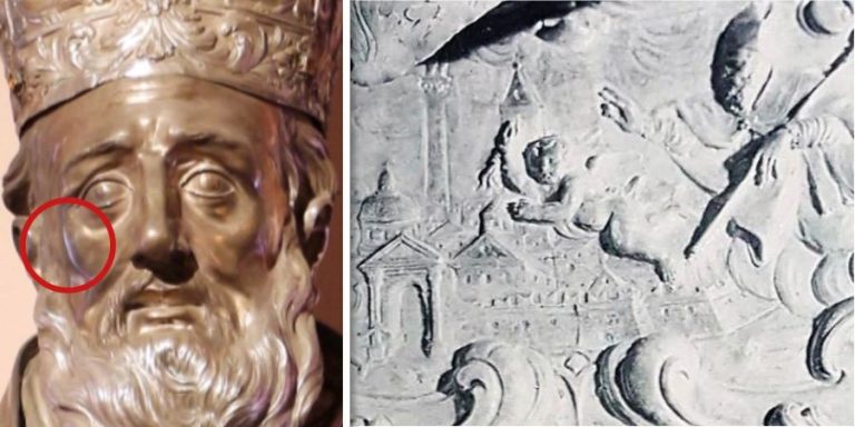 L’incancellabile cicatrice sul volto del busto realizzato dopo la liberazione dalla peste  