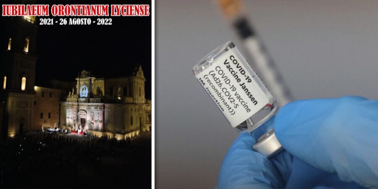 vaccino monodose in Piazza Duomo