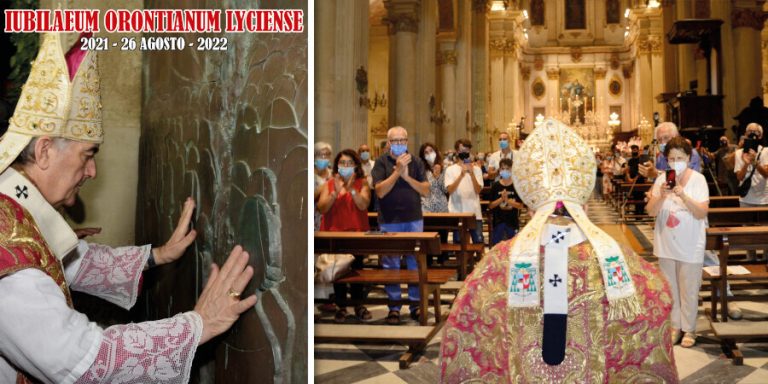 IUBILAEUM ORONTIANUM LYCIENSE. 26 agosto/L’arcivescovo ha aperto l’Anno Santo dei Leccesi